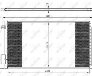 AIR COOLER. FIAT NRF 350061