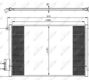 AIR COOLER. FIAT NRF 350065