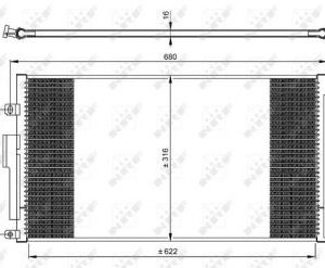 AIR COOLER. FIAT NRF 350071