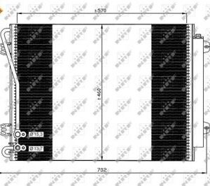 AIR COOLER. VW NRF 35613