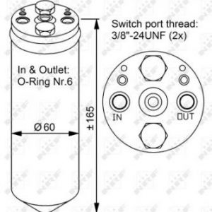 AIR DRYER. MAZDA NRF 33125