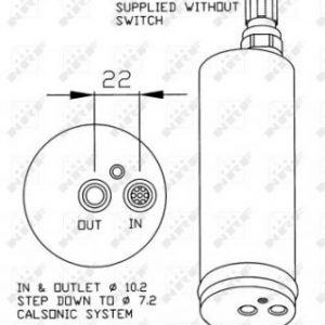 AIR DRYER. NISSAN NRF 33181