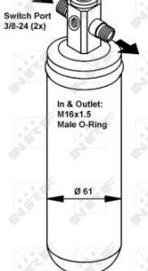 AIR DRYER. OPEL NRF 33171