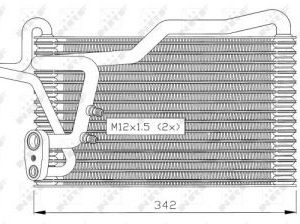 AIR EVAPORATOR. AUDI NRF 36036