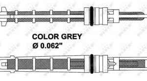 CLIMATE EXPANSION VALVE, GRAY+1XORING NRF 38213