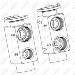 CLIMATE EXPANSION VALVE. BMW NRF 38392