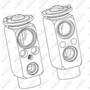 CLIMATE EXPANSION VALVE. BMW NRF 38401