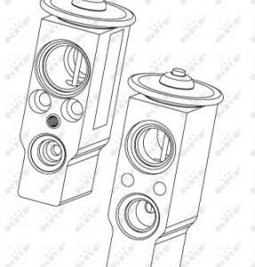 CLIMATE EXPANSION VALVE. CITROEN NRF 38363