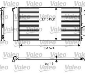 CONDENSER FIAT PANDA VALEO 818162