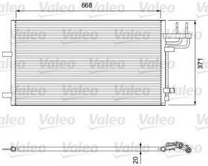 CONDENSER FORD VALEO 818046