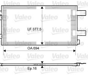 CONDENSER MASTER 06- VALEO 814003