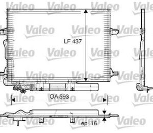 CONDENSER MB CLS VALEO 818003