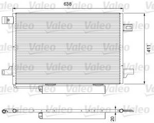 CONDENSER MB VALEO 814249