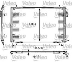 CONDENSER P.206 VALEO 817283