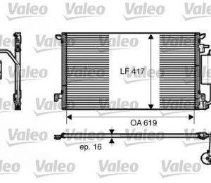 CONDENSER VECTRA C VALEO 817809