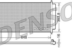Condenser, air conditioning DENSO DCN40010
