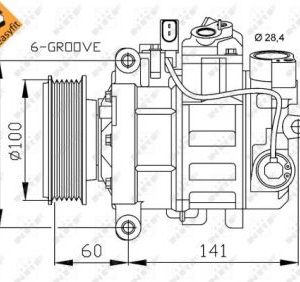AIR COMPRESSOR. AUDI NRF 32263