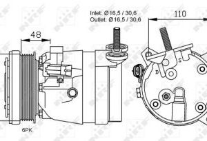 AIR COMPRESSOR. DAEWOO NRF 32678
