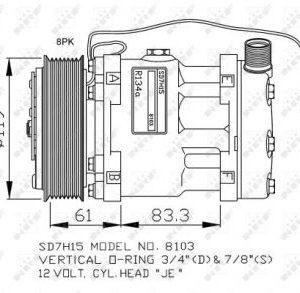 AIR COMPRESSOR. NRF 32875