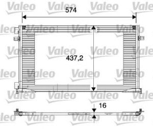 TRAFIC CONDENSER VALEO 817577