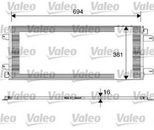 AIR CONDENSER REN.MASTER VALEO 817689