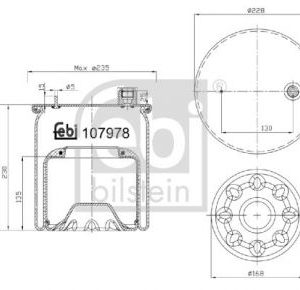 Wheel suspension arm FEBI BILSTEIN 10797