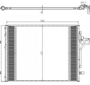 AIR CONDITIONING COOLER NRF 350375